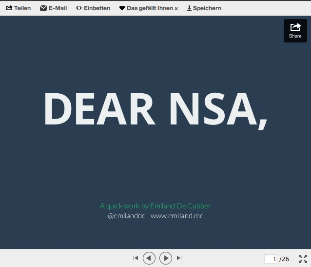 Dear NSA Slideshare